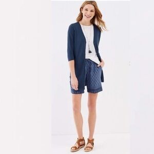 J Jill Dressy Printed Pull on Shorts